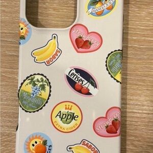 Fruit-Themed Sticker Phone Case